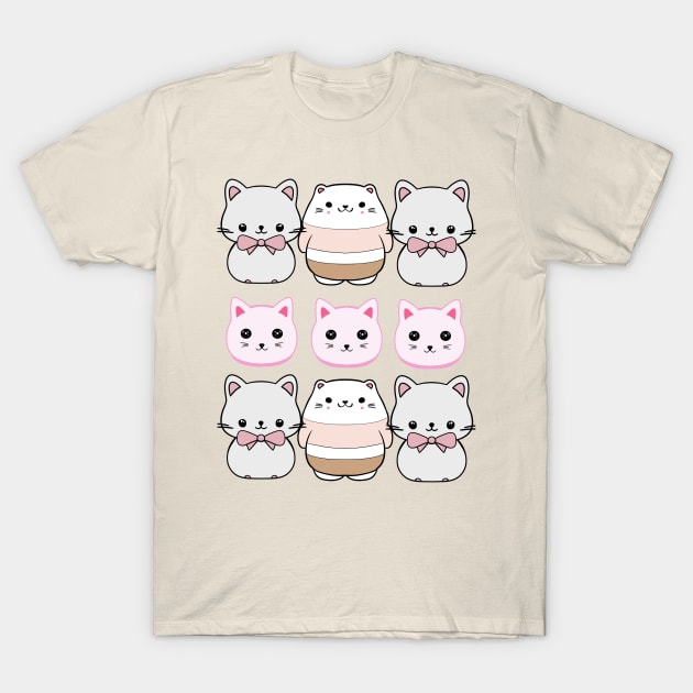 Cute kawaii animals T-Shirt by jen28